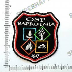 Naszywka strażacka OSP PAPROTNIA